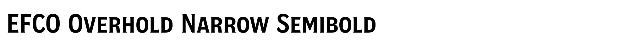 EFCO Overhold Narrow Semibold image